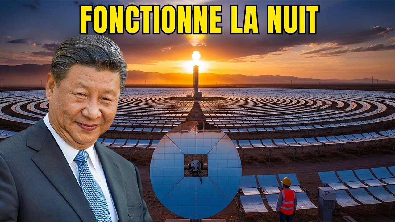 La Centrale Solaire Chinoise Qui Fonctionne Même La Nuit
