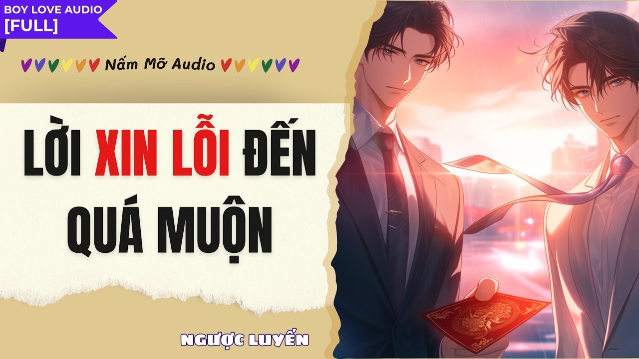 TRUYỆN BOY LOVE | LỜI XIN LỖI ĐẾN QUÁ MUỘN | AUDIO ĐAM MỸ FULL | NẤM MỠ AUDIO