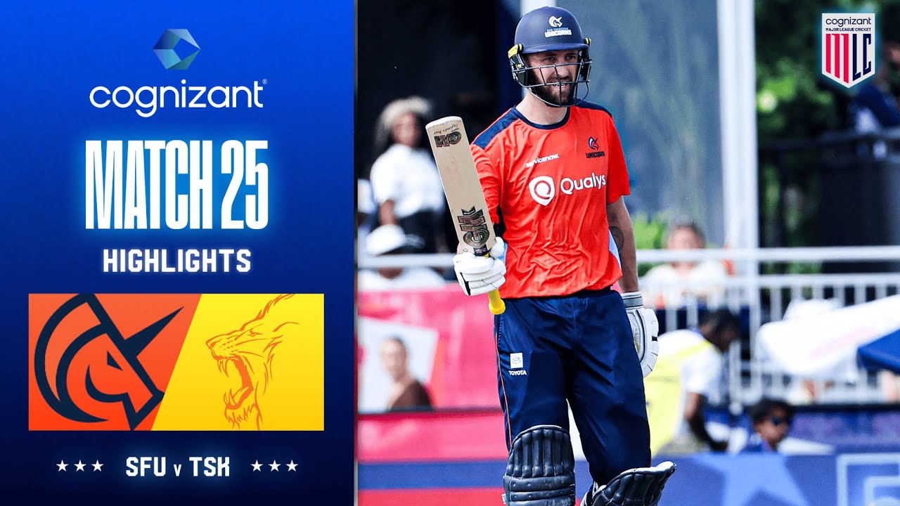 Cognizant Major League Cricket 2025 Match Highlights | San Francisco Unicorns vs Texas Super Kings