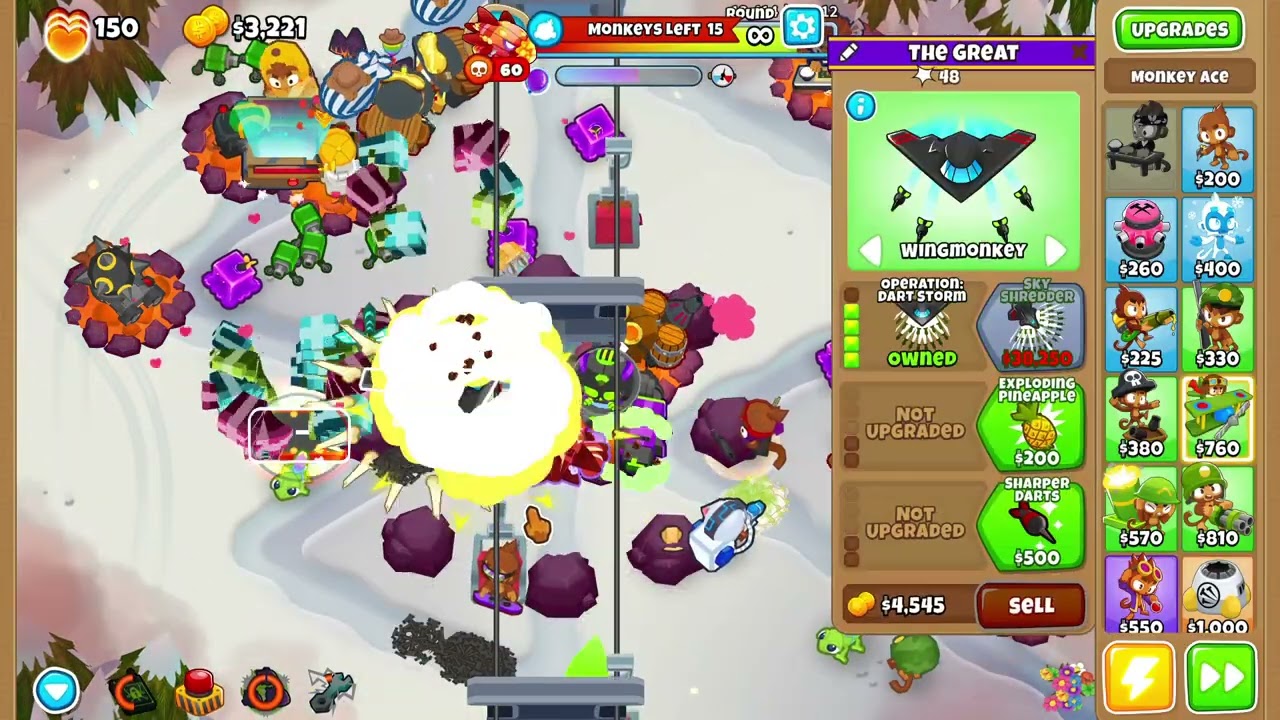 Btd6 Boss Rush Island 3 100 pops feat. Ben (Alpine Run - Blastapopoulos)