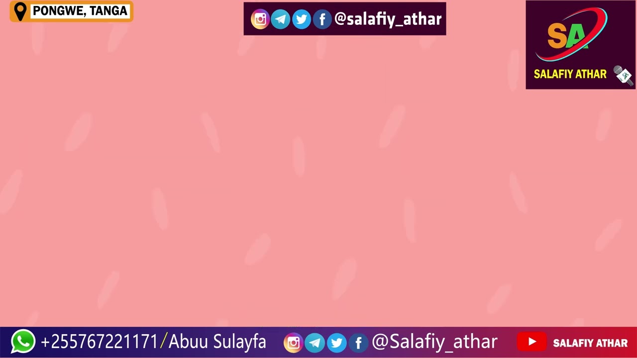 Sheikh Abuu Abdi-Salaam Muhammad Mujahid(Allāh Amhifadhi) - Mpeleke Mkeo akale mishikaki ya mía mia