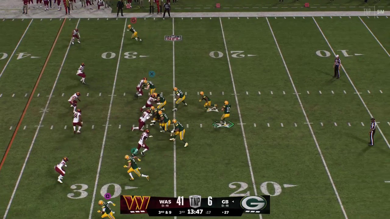 NFL, realistic broadcast.