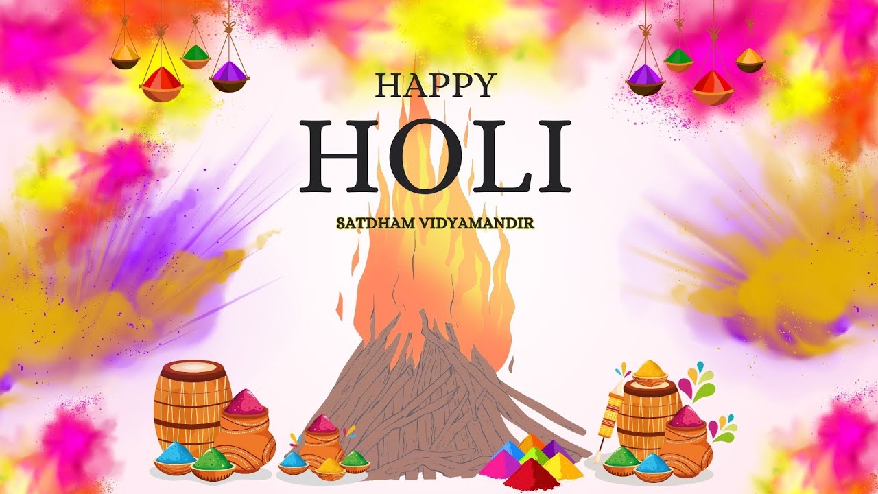 Holi Festival at Diamond City Waterpark ! 🌈 | Satdham Vidyamandir's Colorful Celebration✨ 