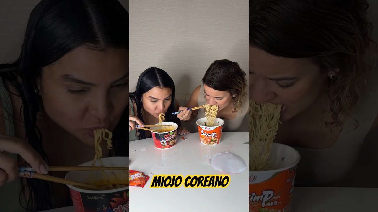 EXPERIMENTANDO miojo coreano super apimentado 🍜🥵 @fuandrad