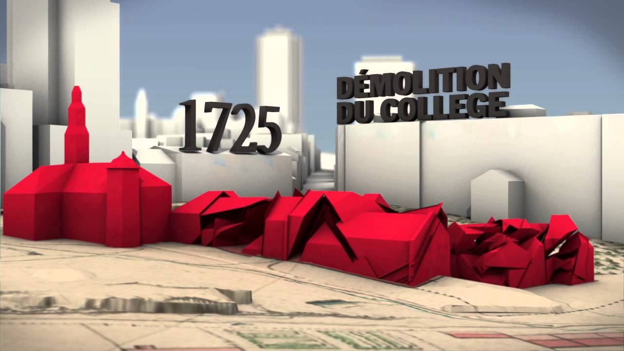 Évolution du site de l'hôtel de ville de Québec