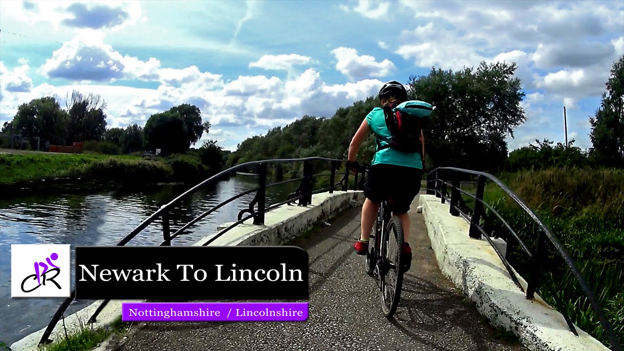 Riding the NCN 64 from Newark to Lincoln video 2016
