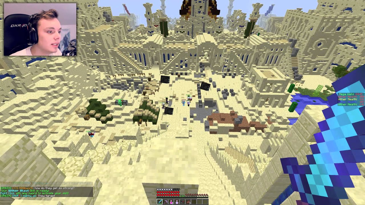 NÅ HAR JEG ROTA MEG BORT! | MEGA WALLS - Minigame | Norsk Minecraft