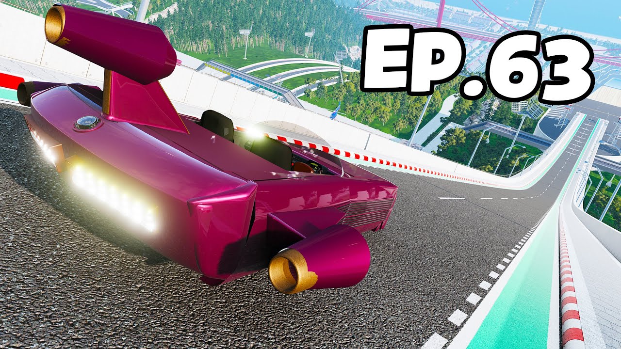 Which Automation Mod Can Fly The Furthest On The NEW Car Jump Arena? PART 63 - BeamNG Drive Mods