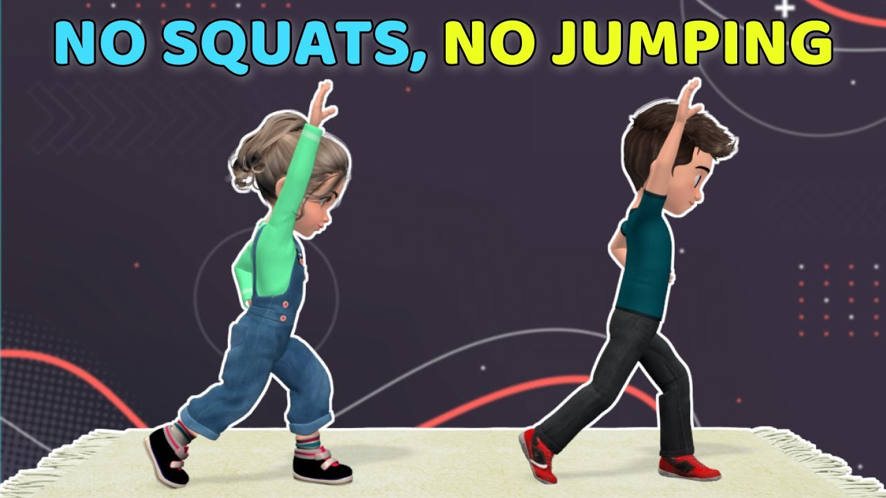 NO SQUATS, NO JUMPING WORKOUT FOR KIDS