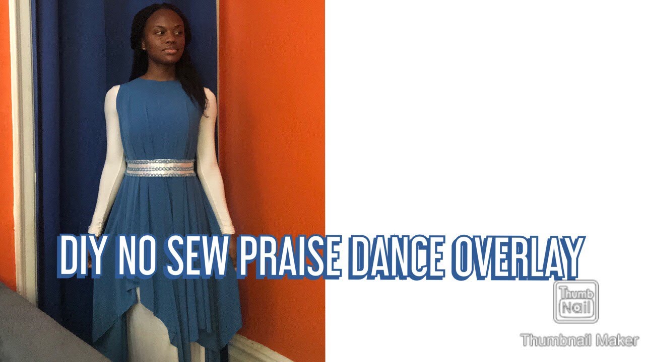 DIY NO SEW PRAISE DANCE OVERLAY