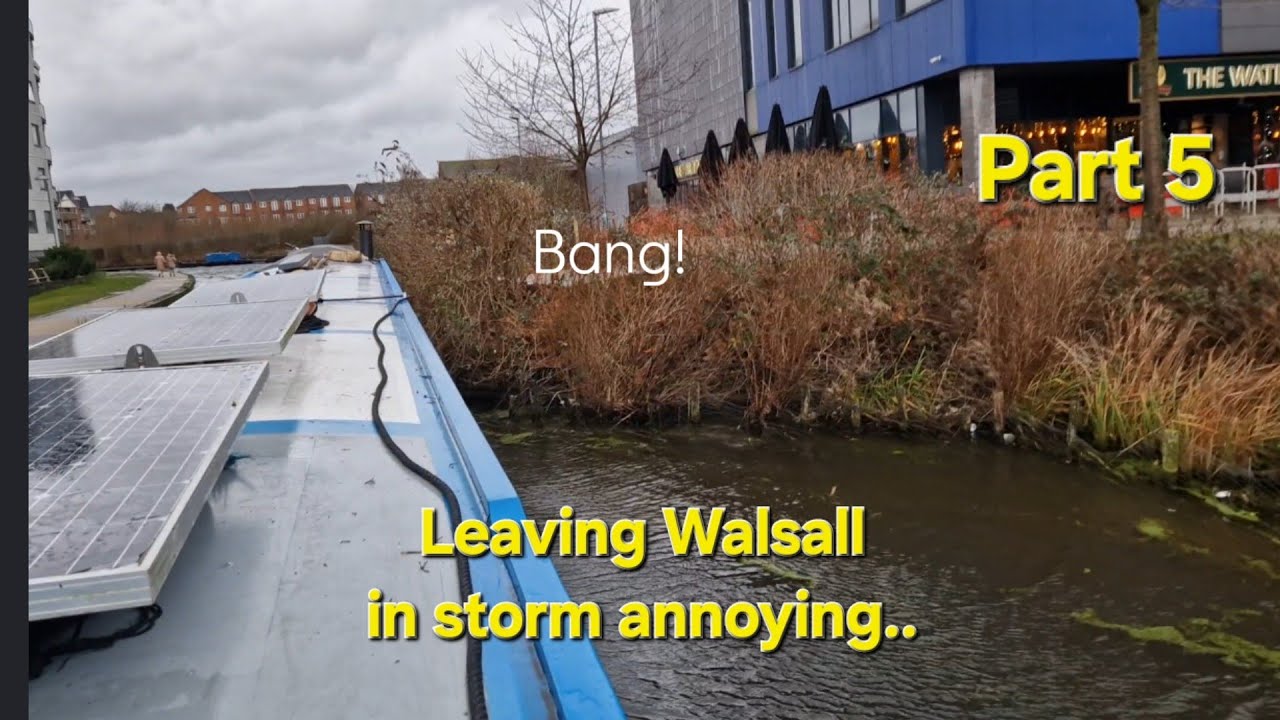 Narrowboating from Walsall through Tame valley. Our journey continues.#608