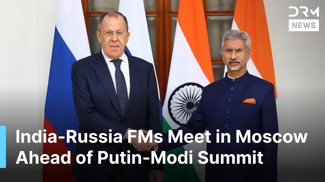 FULL MEETING: India's Jaishankar Meets Russian FM Lavrov to Discuss Putin-Modi Summit | AC1G
