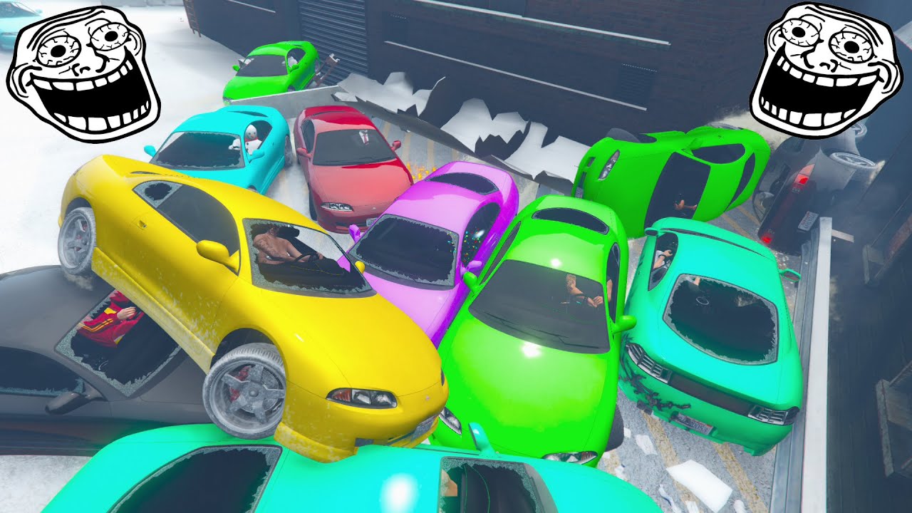 GTA 5 ONLINE 🐷 UN&rsquo;ORA DI MEGA TROLL 9.9.9.9.9.9.9 % IMPOSSIBILE !!! 🐷 DAJE !!
