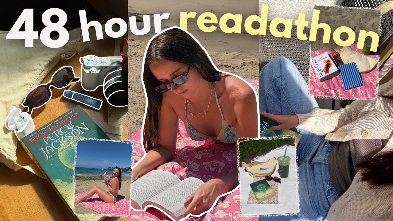48 HOUR READATHON 🌞📖🌸🍵🌳 *realistic*