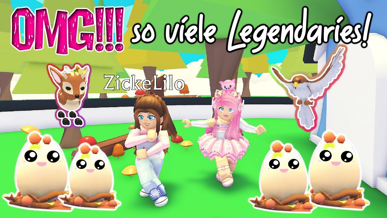 mit meiner BFF 👯‍♀️ 5️⃣0️⃣ WOODLAND EGGS 🦌🥚 öffnen (sO vIeLe Legendaries 😱) Adopt Me! Roblox DEUTSCH