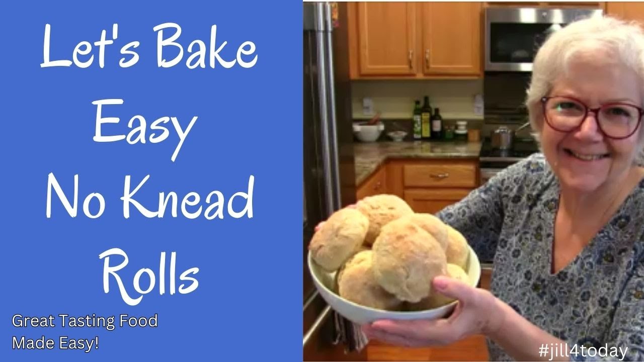 NO KNEAD DINNER ROLLS | 4 INGREDIENTS!