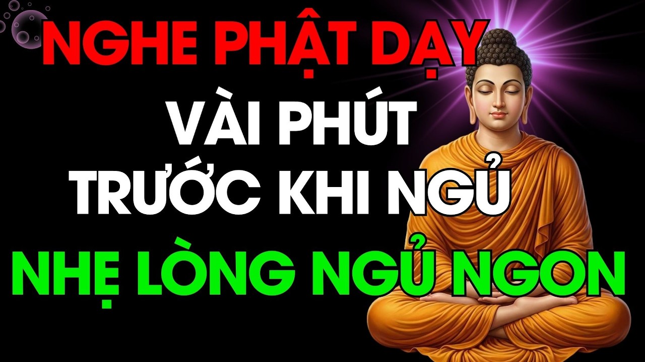 Nghe Lời Phật Dạy Vài Phút Trước Khi Ngủ – Buông Lo Âu, Nhẹ Lòng, Ngủ Ngon