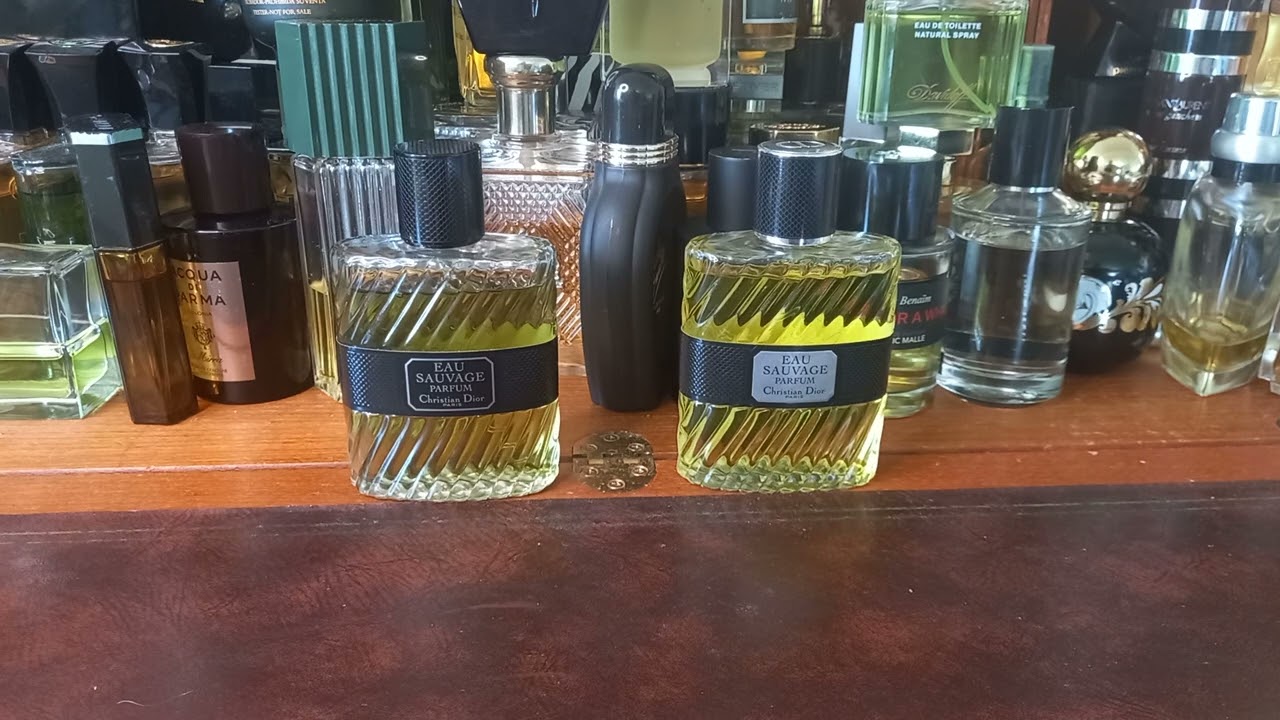 Сравнение Dior Eau Sauvage Parfum 2012 и 2017 годов