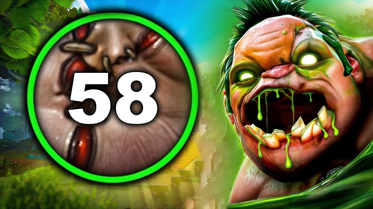 +58 Stacks Pudge🔥🔥37Kills No Mercy Rampage Boss Dota 2