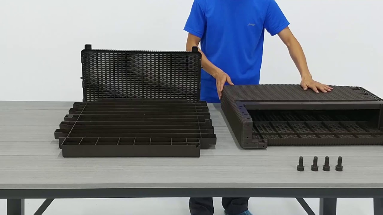 Pt4. How to Assemble 5-PC Wicker Patio Conversation Set  - Chair Assembly