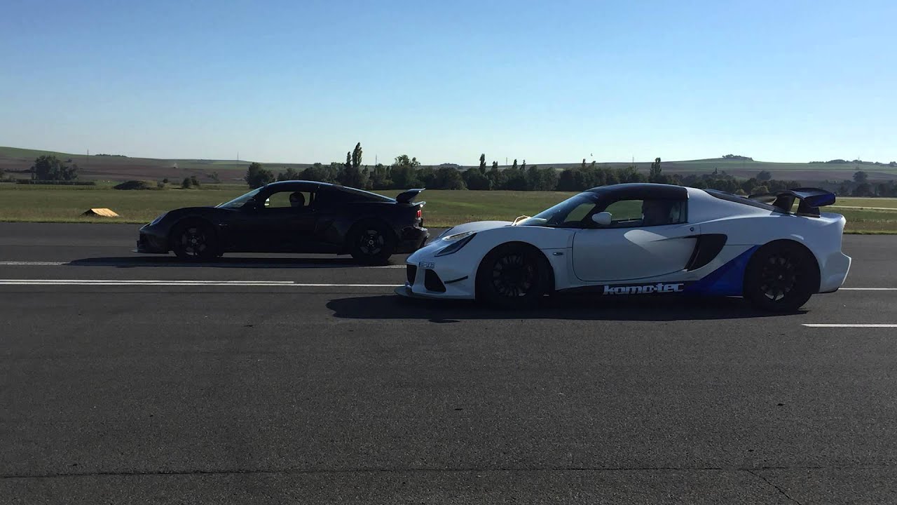 Lotus Exige S350 (stock) vs. Exige Ex430 Komo-Tec