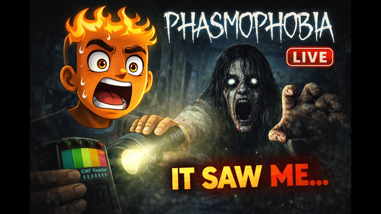 Phasmophobia LIVE | The Ghost Is Hunting Me  | LIVE | EXPERTMUFFIN