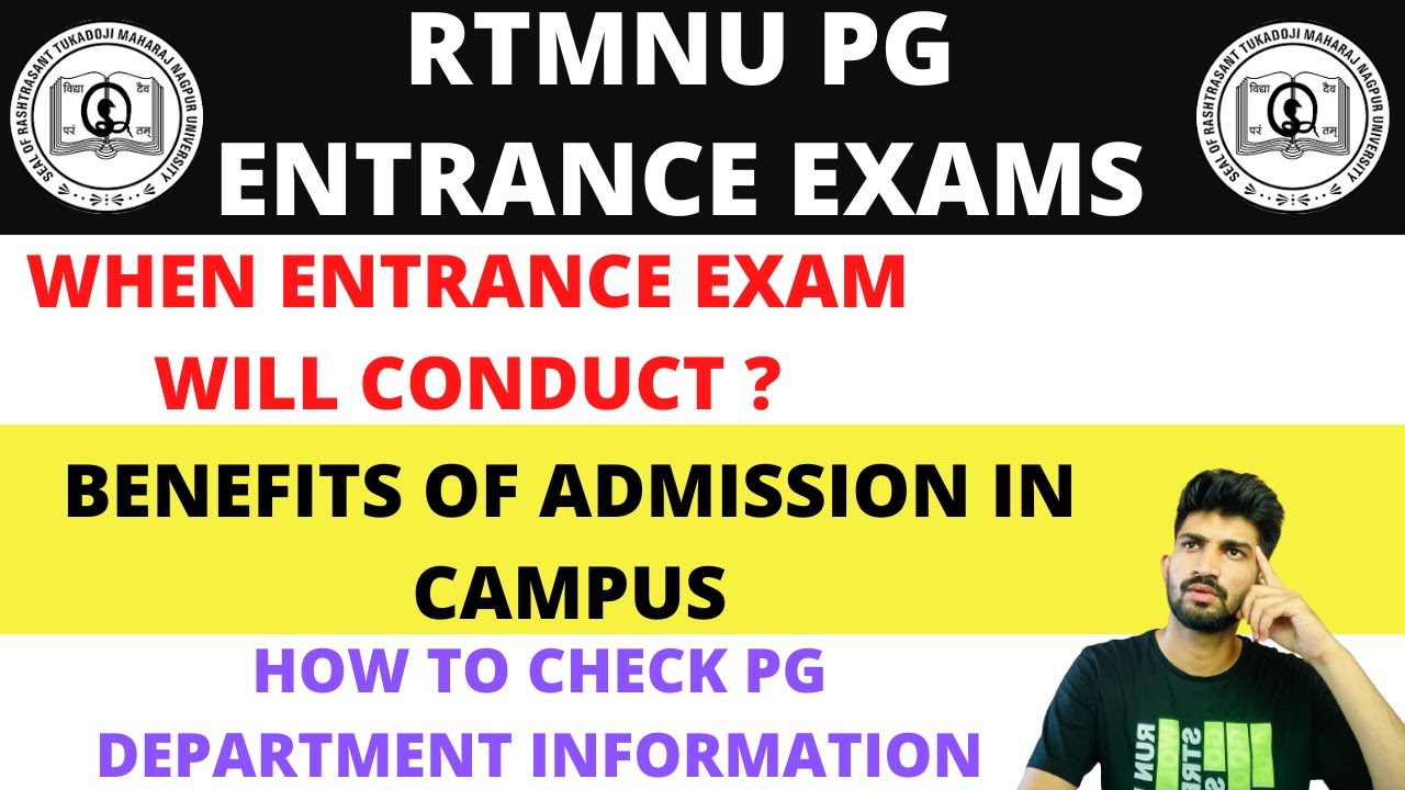 PG Entrance Exams 2022 | Rtmnu PG Entrance Exams Updates