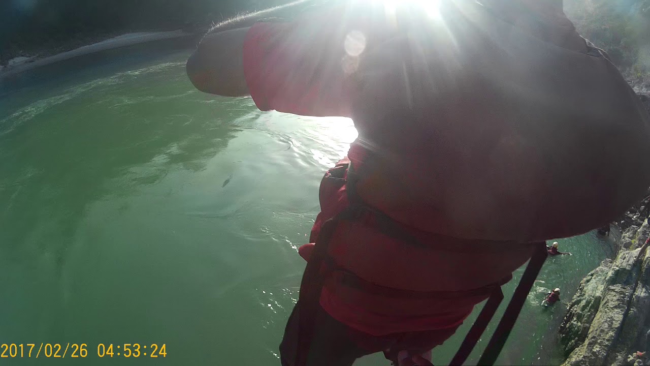 High Jump at Ganga valley in Hrishikesh During river rafting