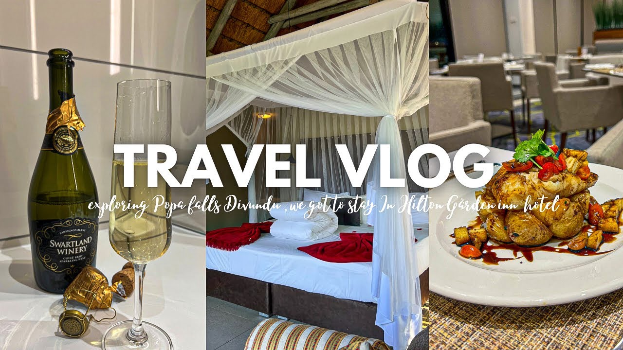 TRAVEL VLOG : exploring Popa falls ,Divundu , Staycation at Hilton Garden Inn.