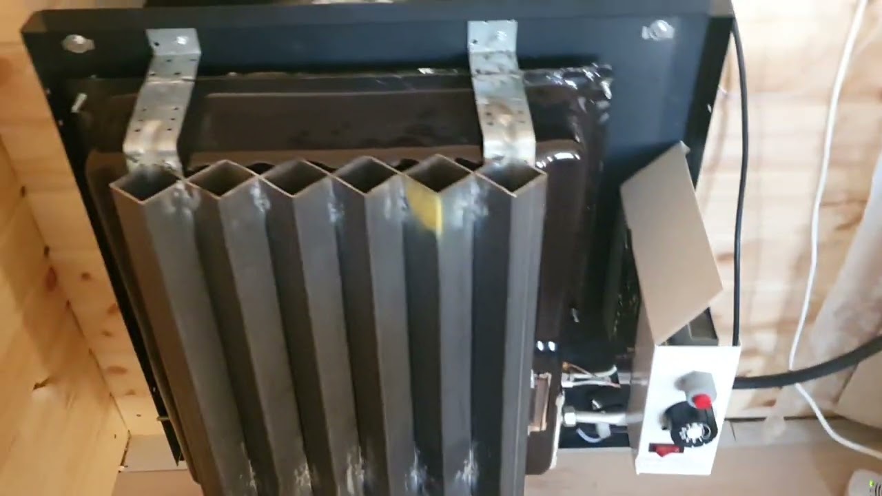 Увеличение КПД газового конвектора HOSSEVEN HDU-5V, установка газового конвектора, часть 3.