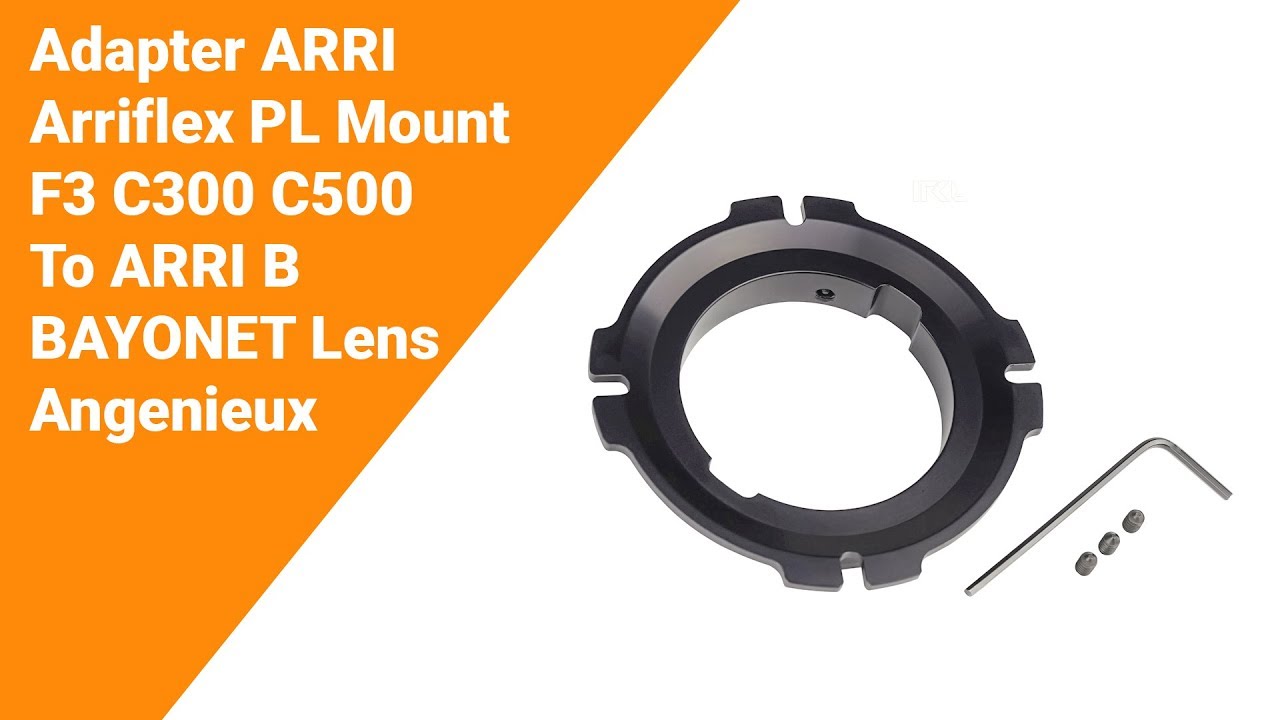 Adapter ARRI Arriflex PL Mount F3 C300 C500 to ARRI B BAYONET Lens Angenieux