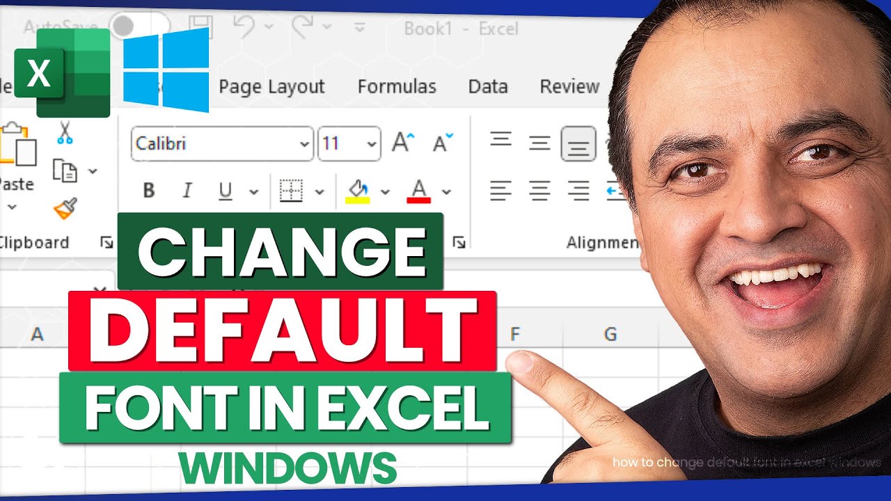 Как изменить шрифт по умолчанию и его размер в Microsoft Excel