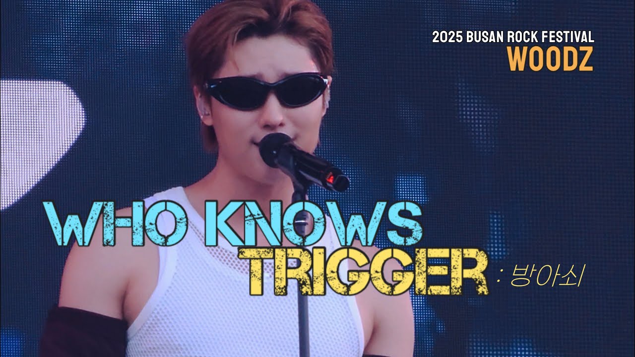 250928 [4K] WOODZ(우즈) - Who Knows + Trigger 방아쇠 | 2025 부산국제록페스티벌 직캠