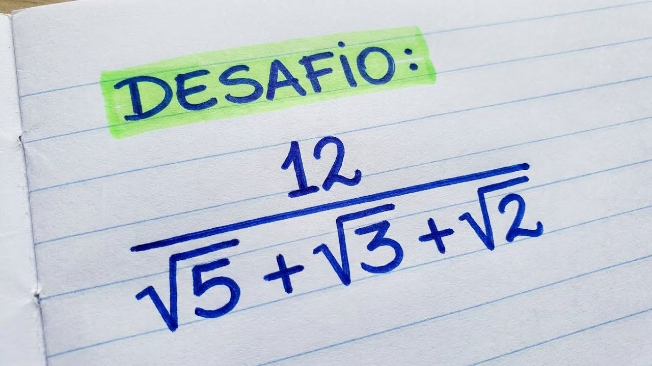 Tem que ter Paciência pra Racionalizar esse Denominador