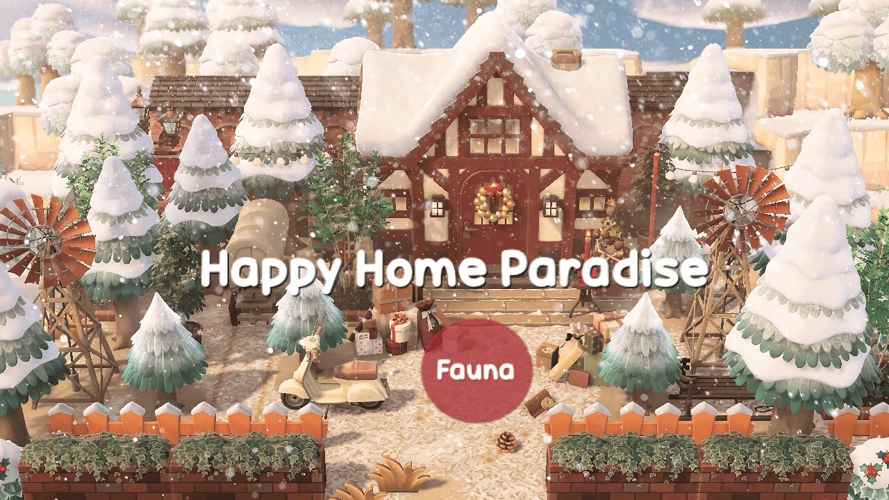 クリスマステーマの別荘 | Happy Home Paradise | Animal Crossing New Horizons DLC | ハッピーホームパラダイス | ハピパラ | あつ森