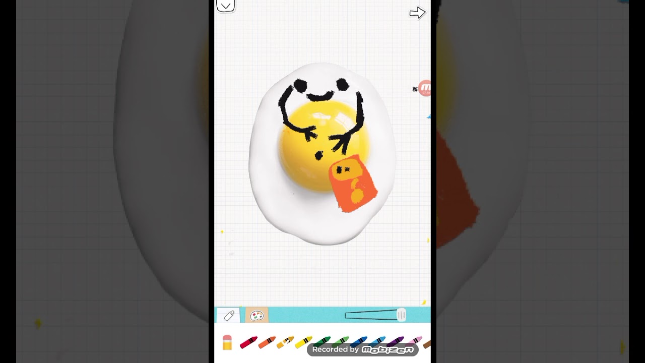 O novo personagem é um ovo frito.