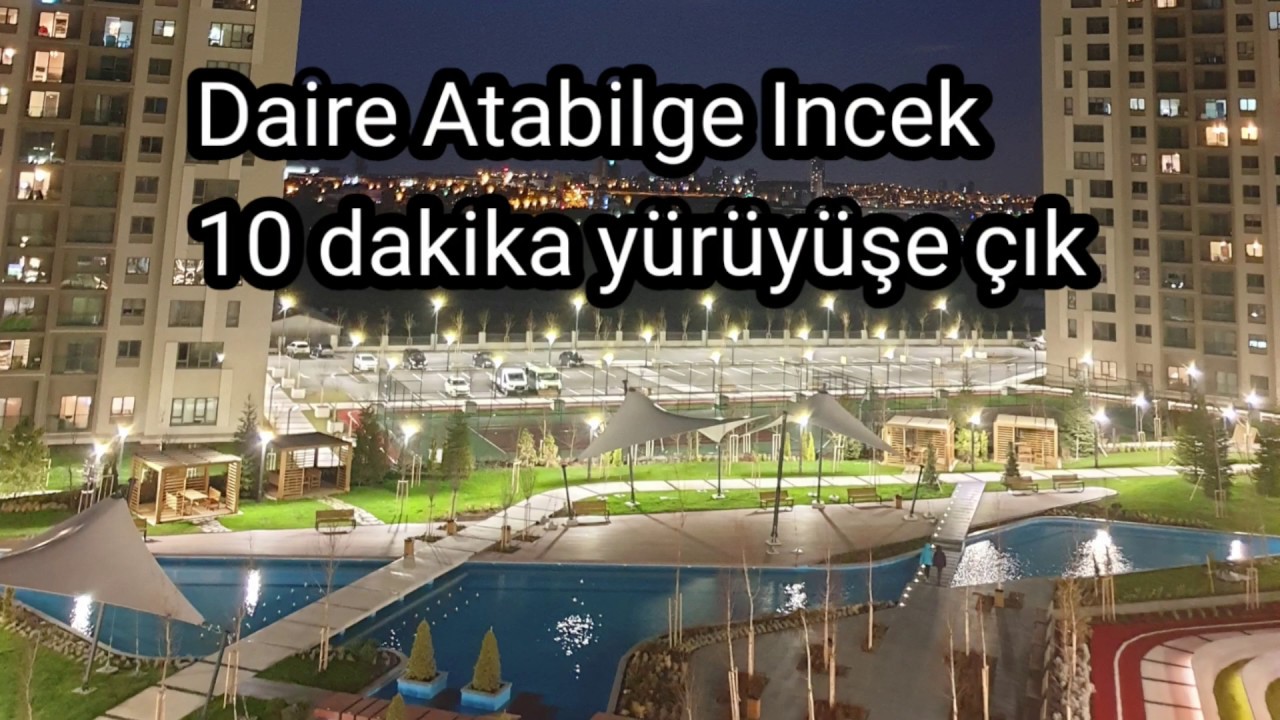 10 dakika yürüyüşe çık/Turkey Ankara Daire Atabilge incek