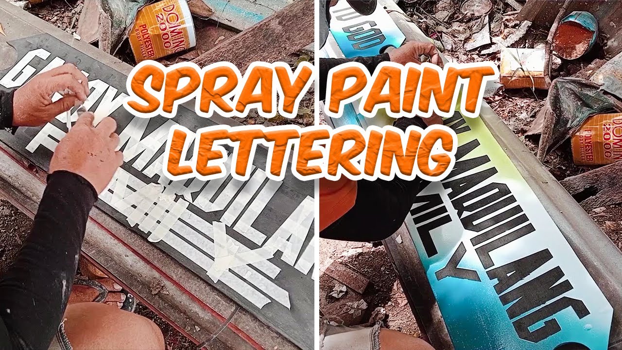 Mudguard Airbrush Lettering | Jotec Works
