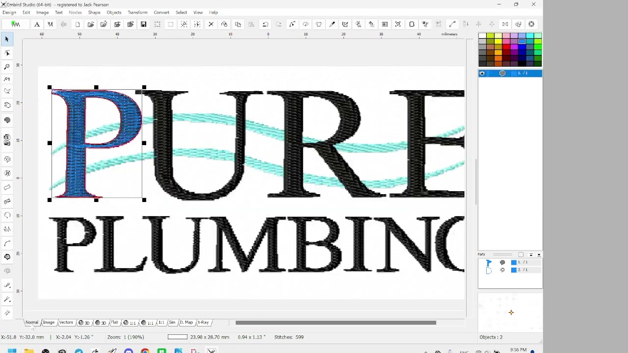 Embird Tutorial Tracing a Logo