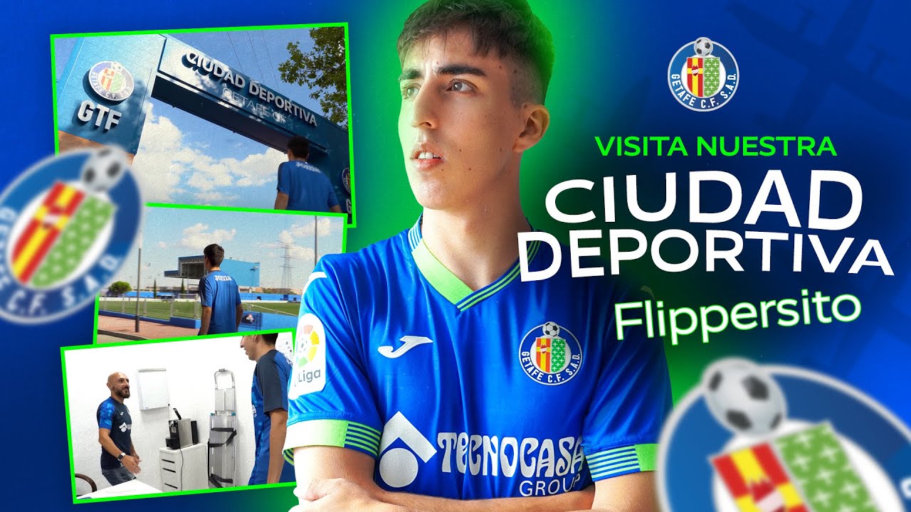Flippersito visita la Ciudad Deportiva del Getafe CF