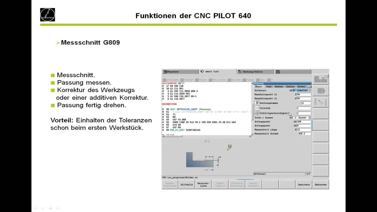 Heidenhain | CNCpilot 640 | Webinar | CNC Drehen