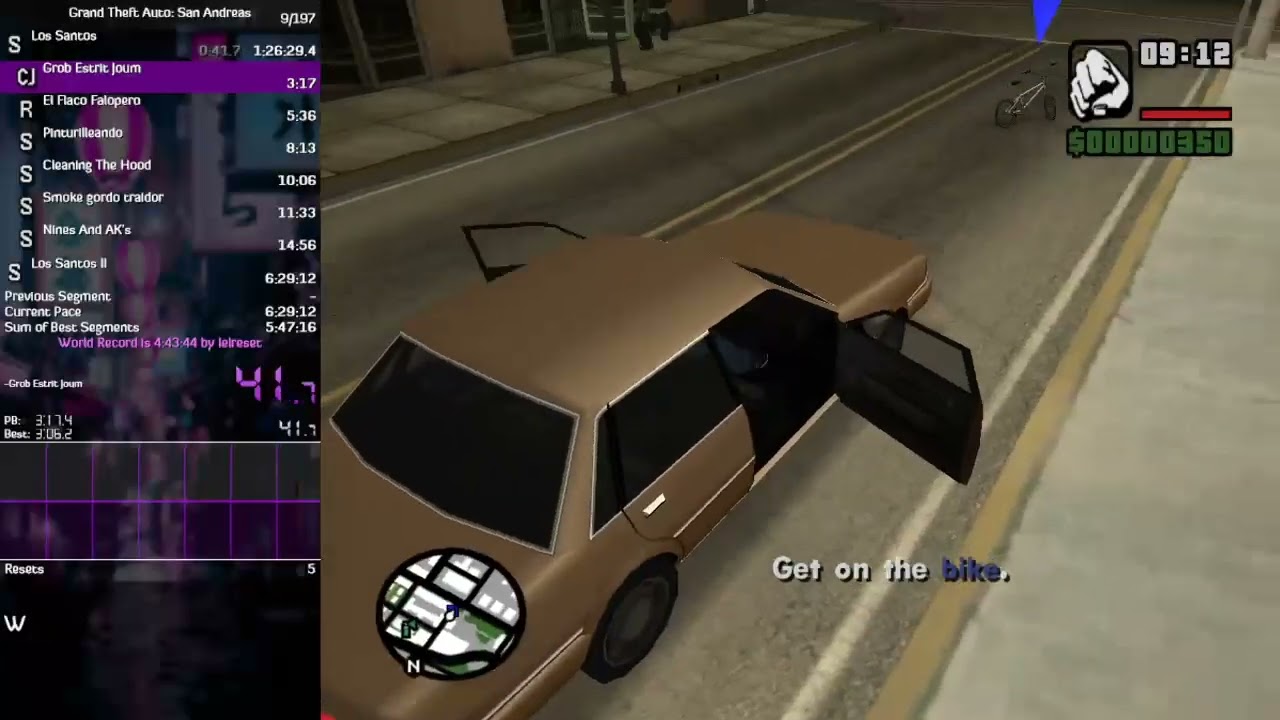 GTA San Andreas Speedrun - No Major Glitches in 5:56:45