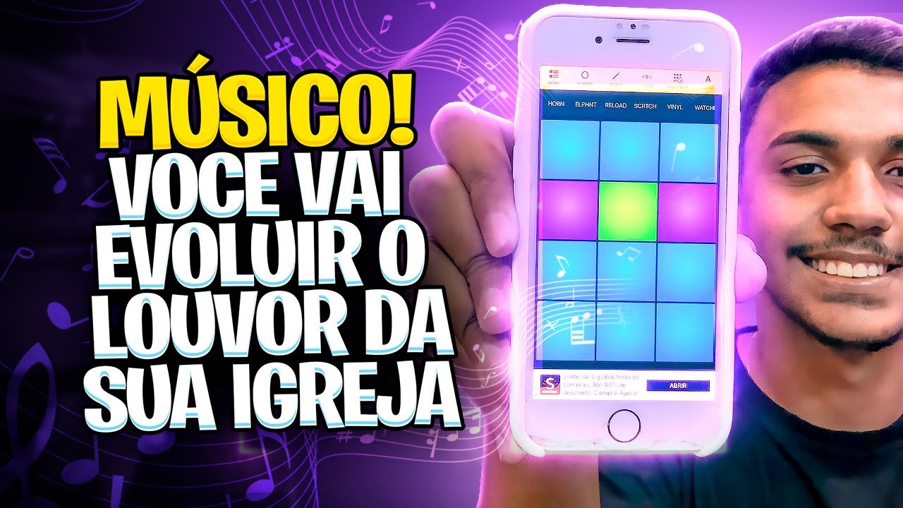 Drumpad Worship para Celular e Tablet - Como Funciona?