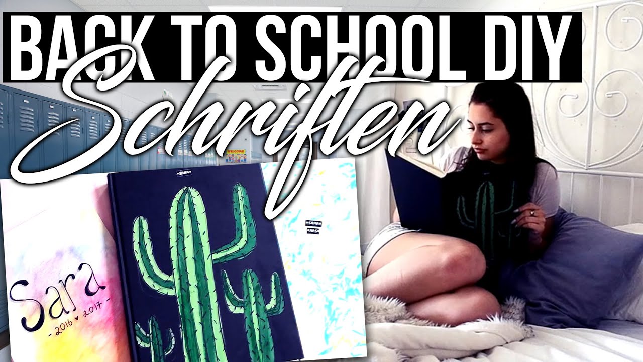 DIY Schoolspullen: Schriften #BacktoscH0LA ☆ SAAR