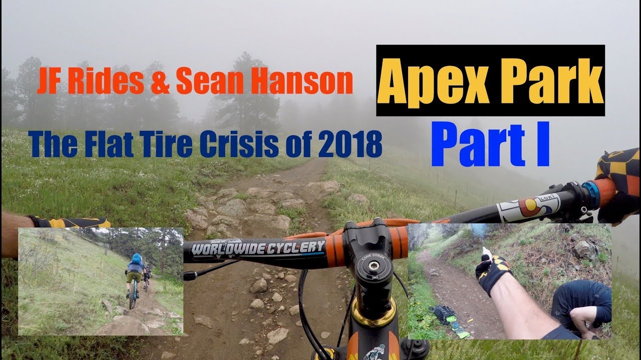 In The Fog Mountain Biking Apex Park, Golden CO Part I