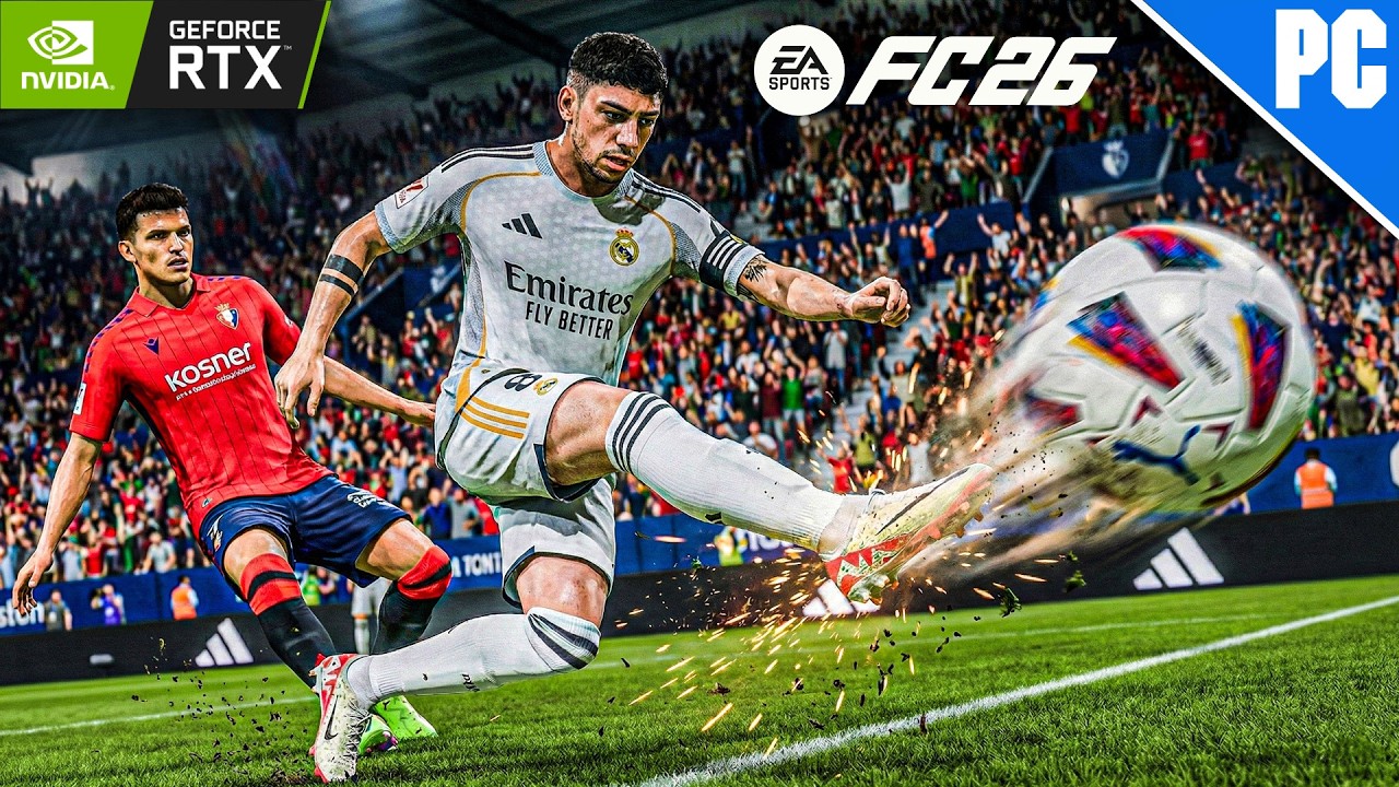 FC 26 - Osasuna vs Real Madrid | Ft. Mbappe, Valverde, Vini Jr. | LaLiga 25/26 | PC™ [2K60]