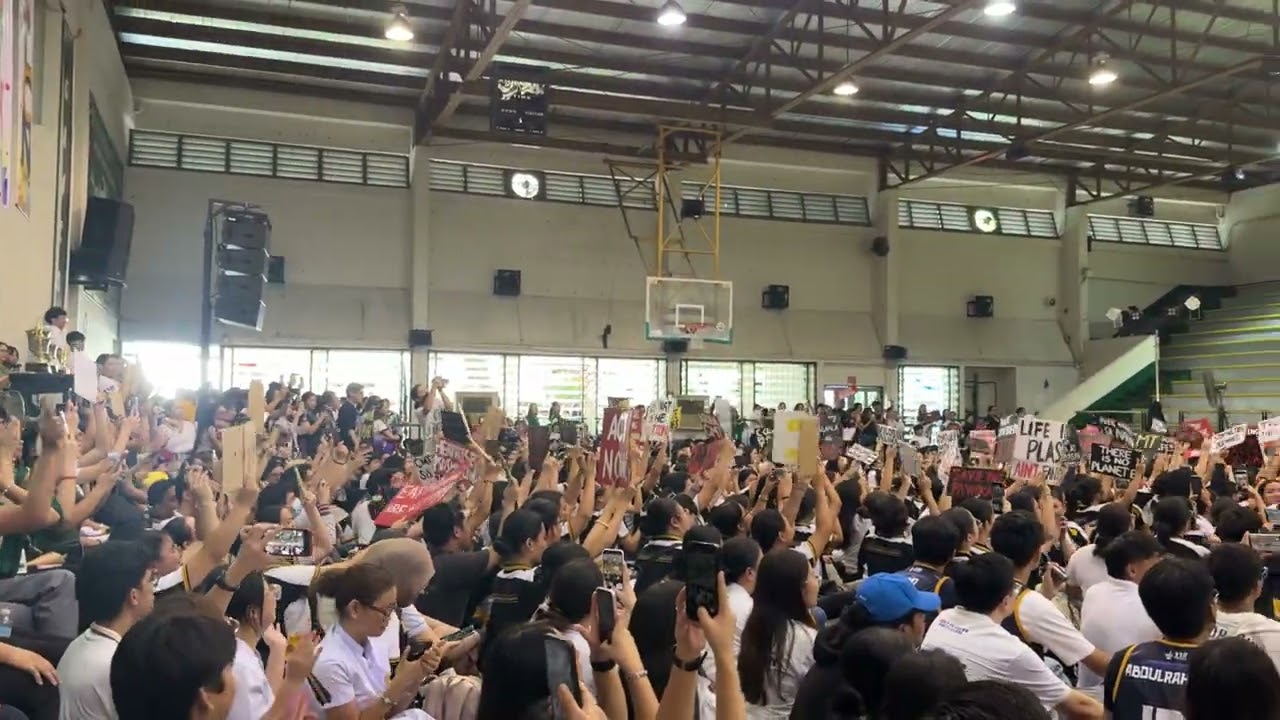 TRINITY UNIVERSITY OF ASIA - COLLEGE OF MEDICAL TECHNOLOGY - BENCH CHEER WITH A THEME CLIMATE CHANGE