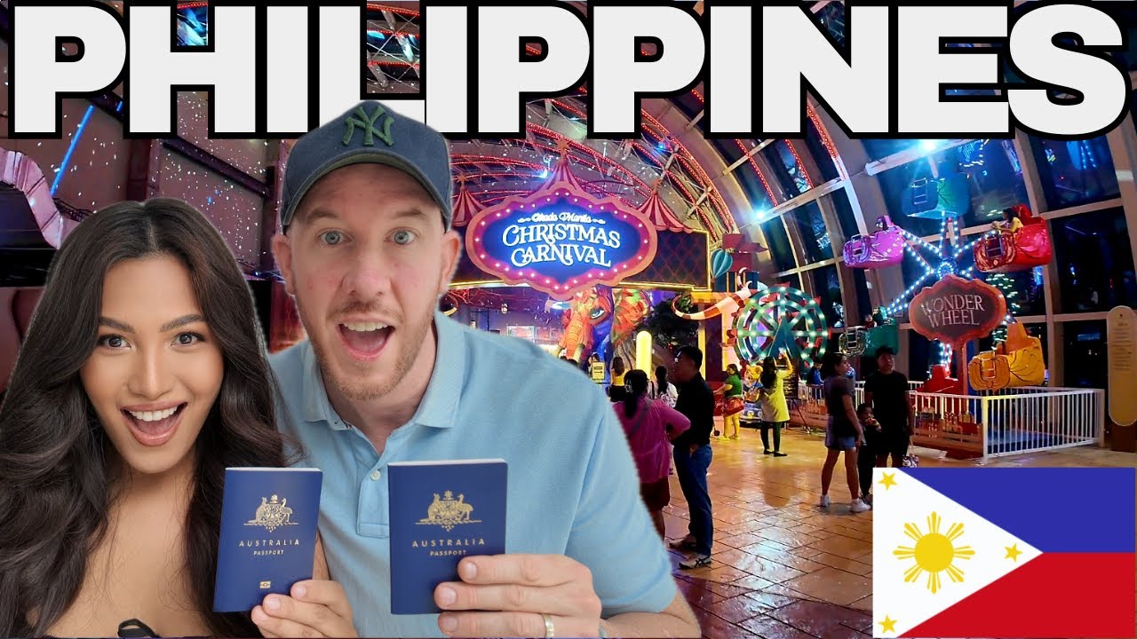 🇵🇭 FIRST TIME VISITING A FILIPINO CHRISTMAS CARNIVAL IN THE PHILLIPINES! 🇦🇺✨