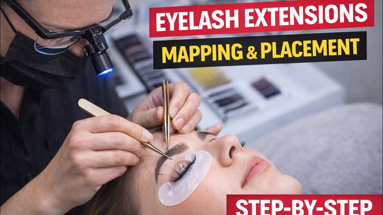 Eyelash Extensions | Mapping and Placement Step-by-Step