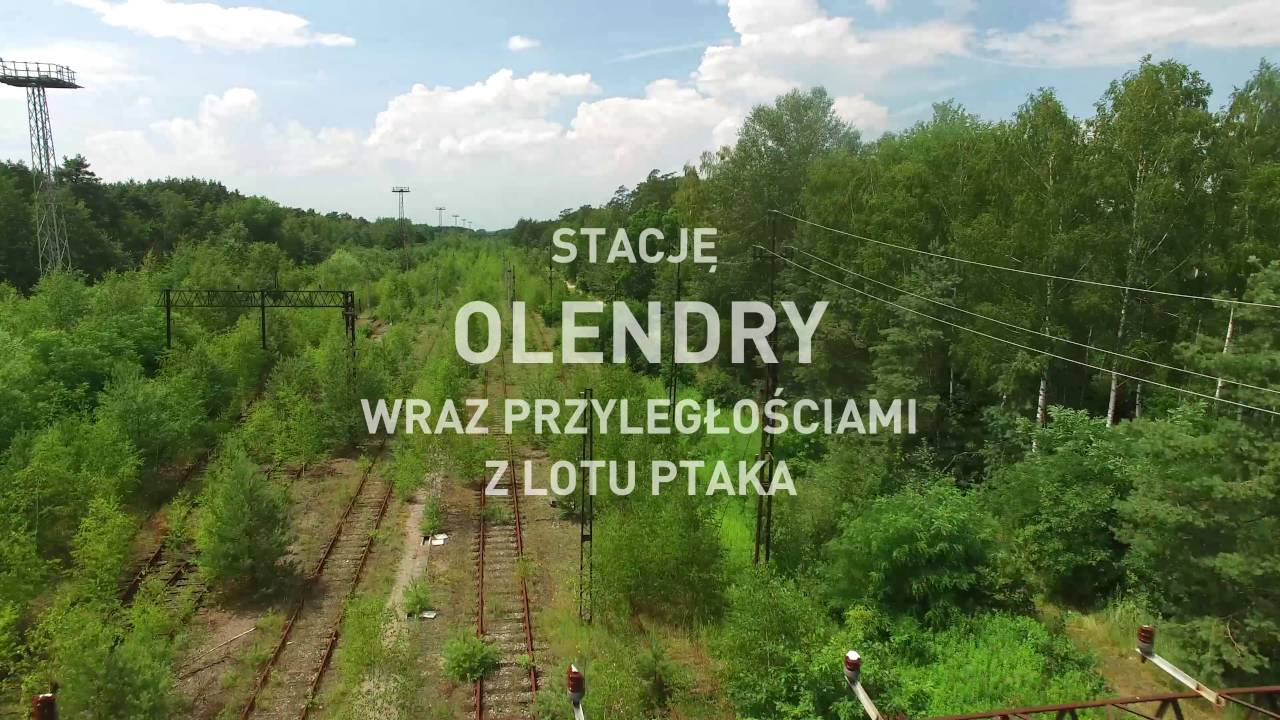 Olendry z lotu ptaka - zapomniana stacja Siarkopolu